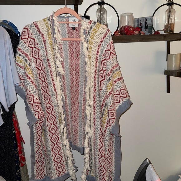 CAbi Multicolor Knit Poncho - Picture 12 of 12